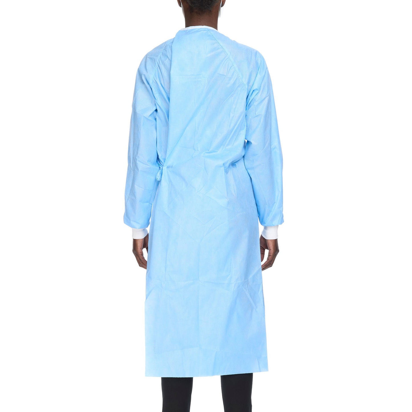 Halyard Basics Nonreinforced Surgical Gown with Towel, Large, Blue
