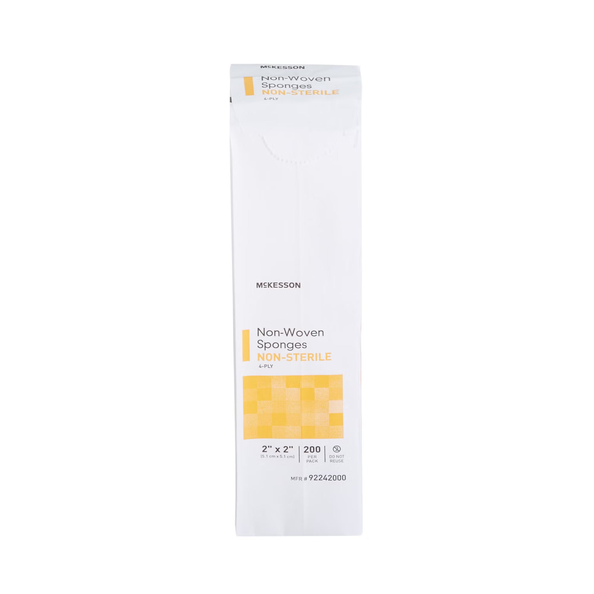 McKesson Nonwoven Sponge, 2 x 2 Inch, Four Ply