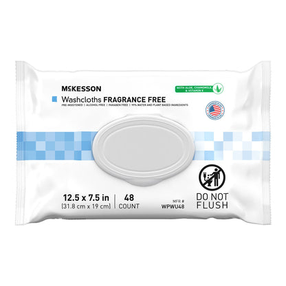 McKesson Fragrance Free Personal Cleansing Wipe