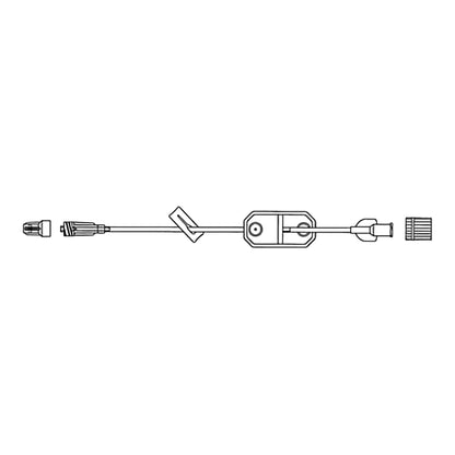 McKesson IV Extension Set, Standard Bore 9-inch Tubing, 1.2 Micron Filter