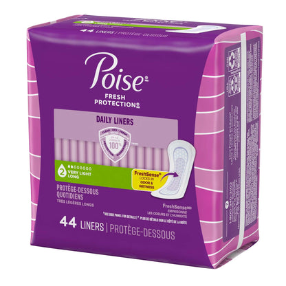 Poise® Bladder Control Pads for Women, Light Absorbency, 8.5-Inch Length