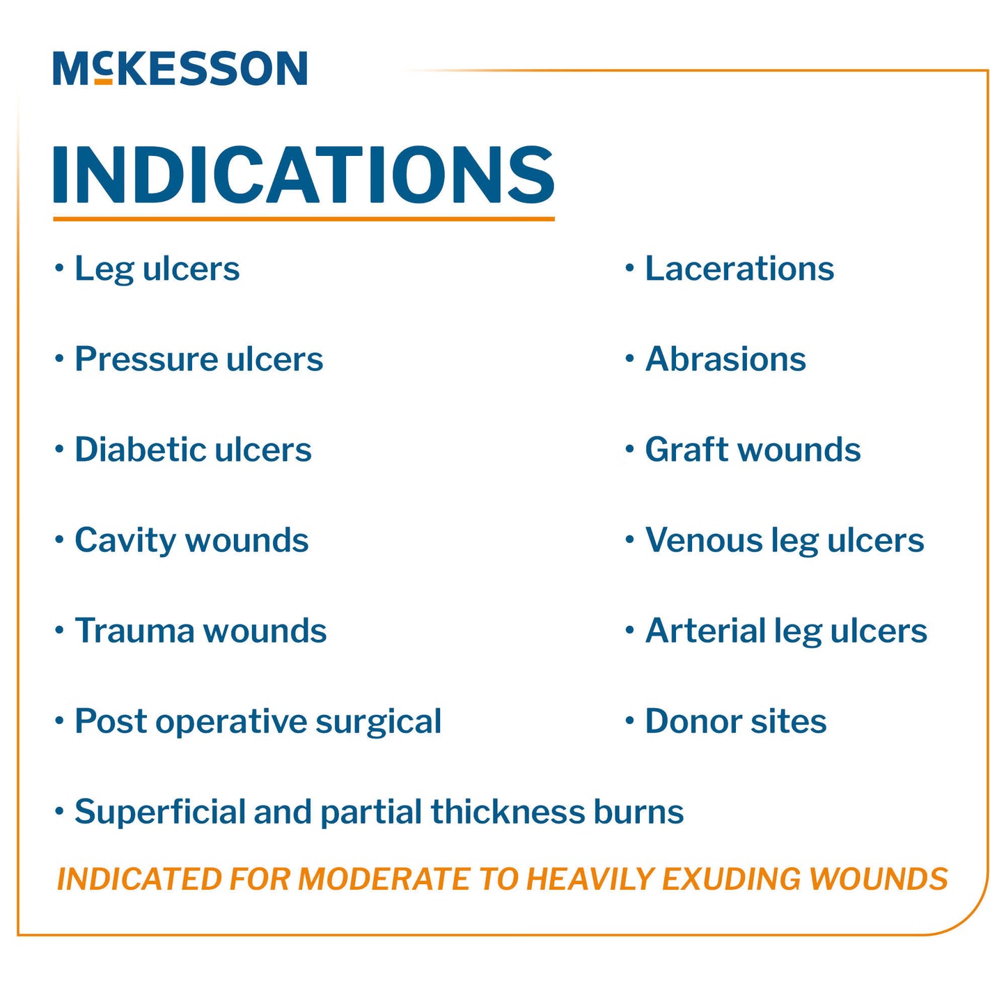 McKesson Alginate Dressing, 4 x 8 inch