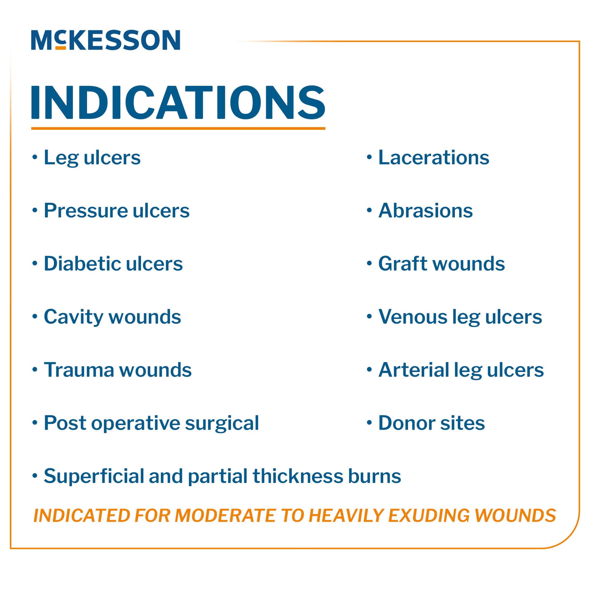 McKesson Alginate Dressing, 4 x 8 inch