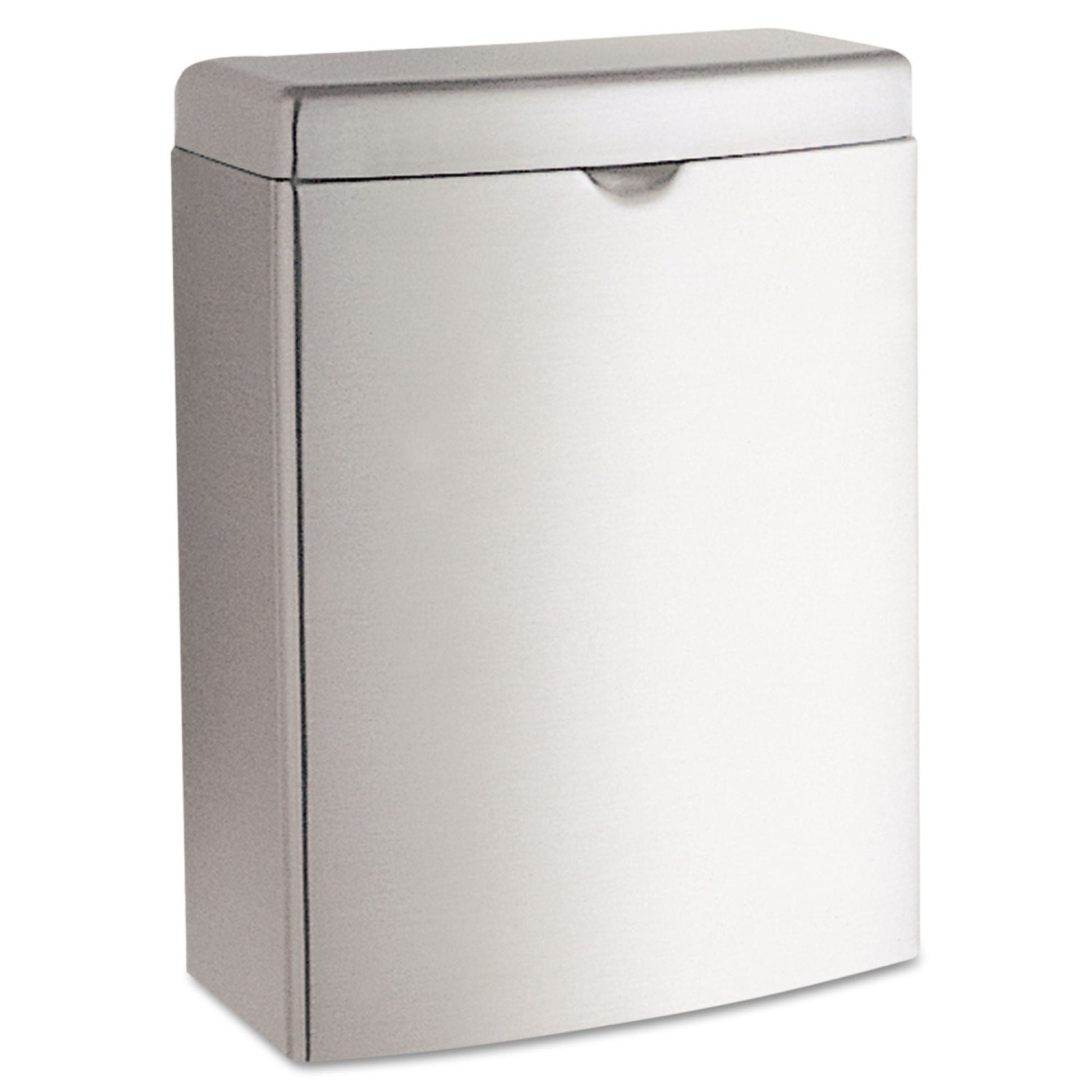 Feminine Hygiene Waste Receptacle Contura 4 Quart / 1 gal. Silver Stainless Steel Rectangular