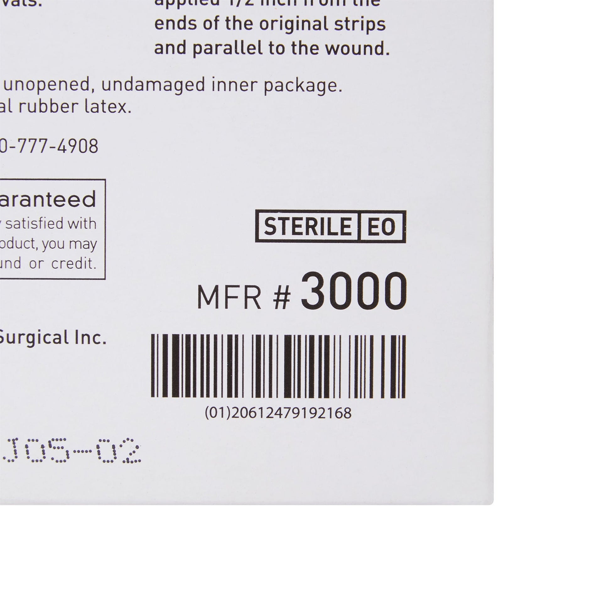 McKesson Nonreinforced Skin Closure Strip, 1/8 x 3 in.