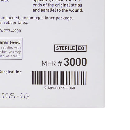 McKesson Nonreinforced Skin Closure Strip, 1/8 x 3 in.