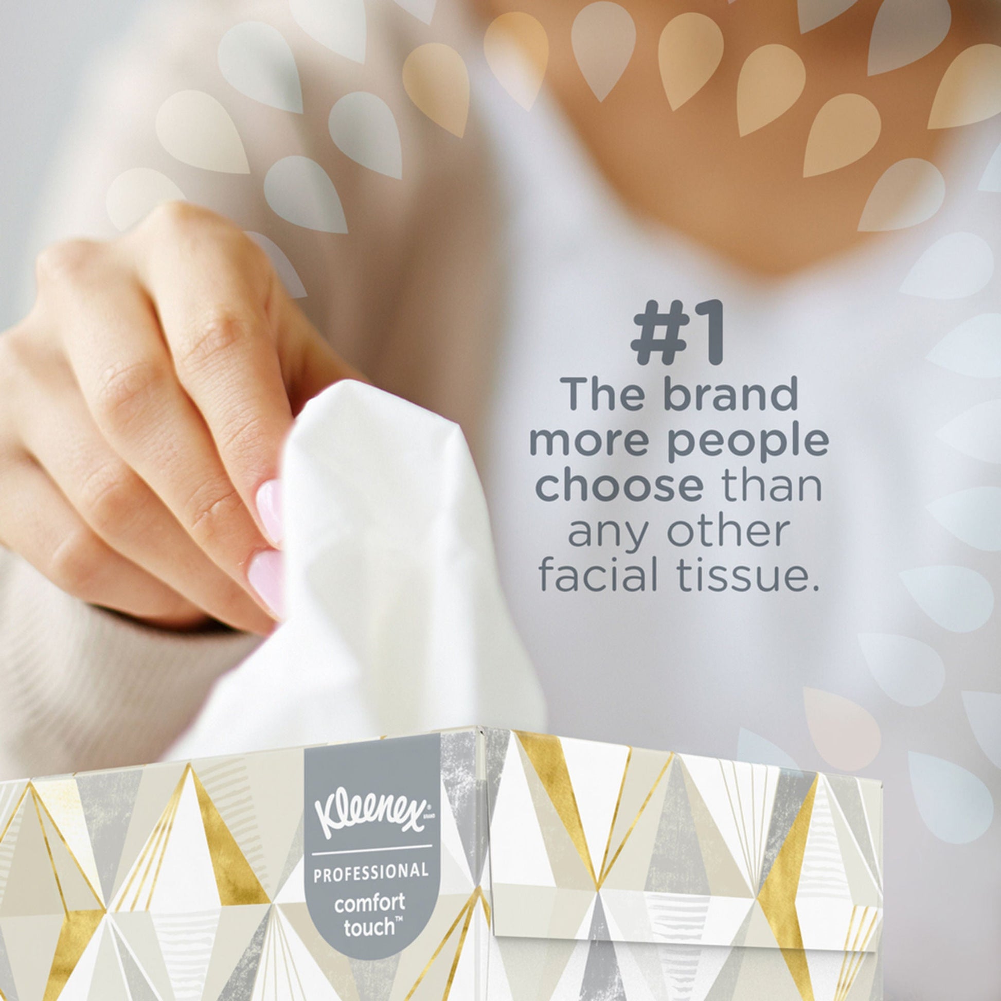 Kleenex® Facial Tissue, White, 8.4 x 8.6 Inch