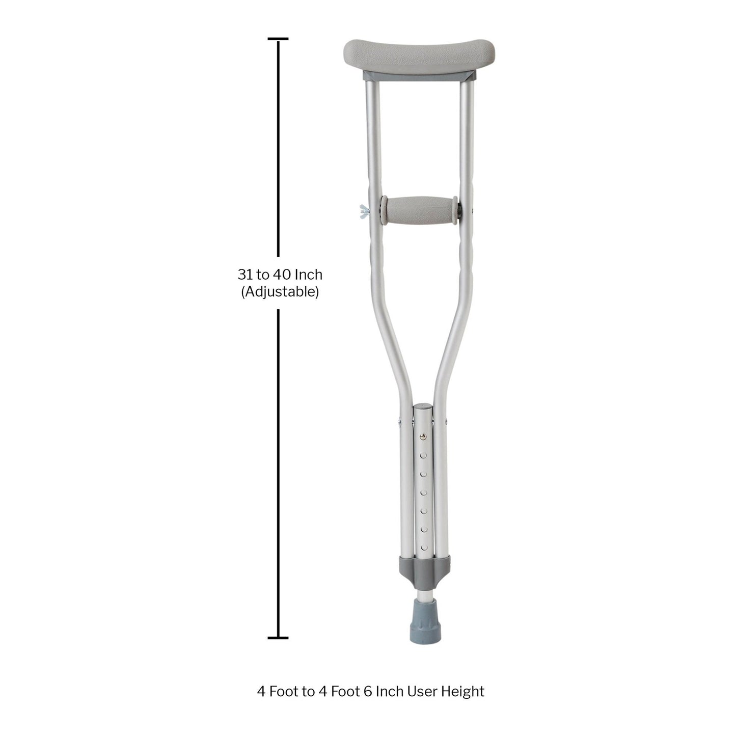 McKesson Underarm Crutches for Children 4' – 4'6"