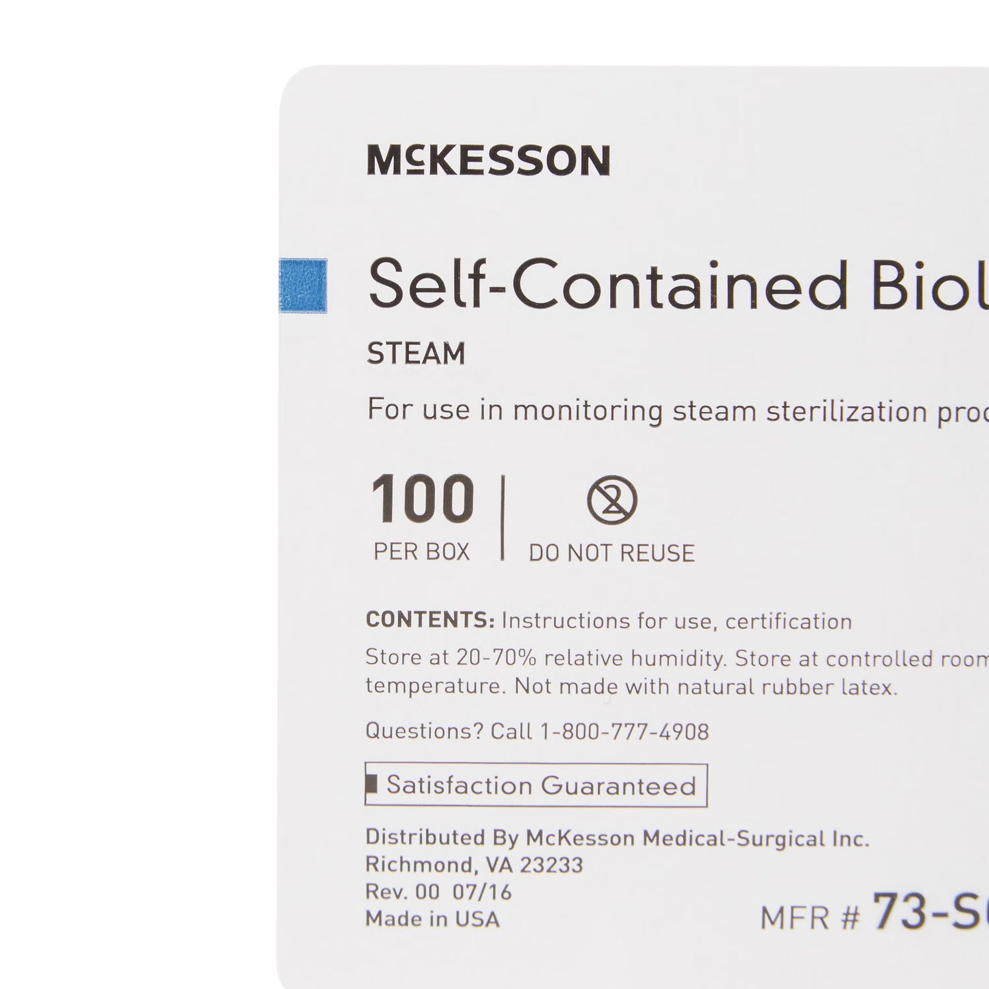 McKesson Sterilization Biological Indicator Vial