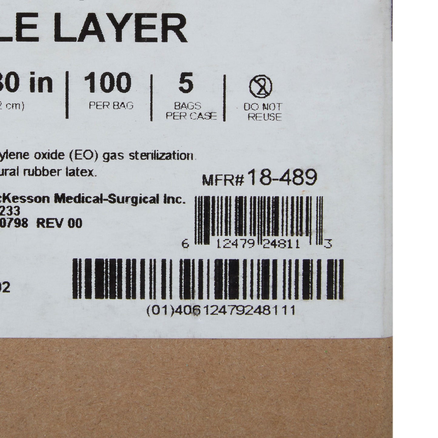 McKesson Single Layer Sterilization Wrap, 30 x 30 Inch