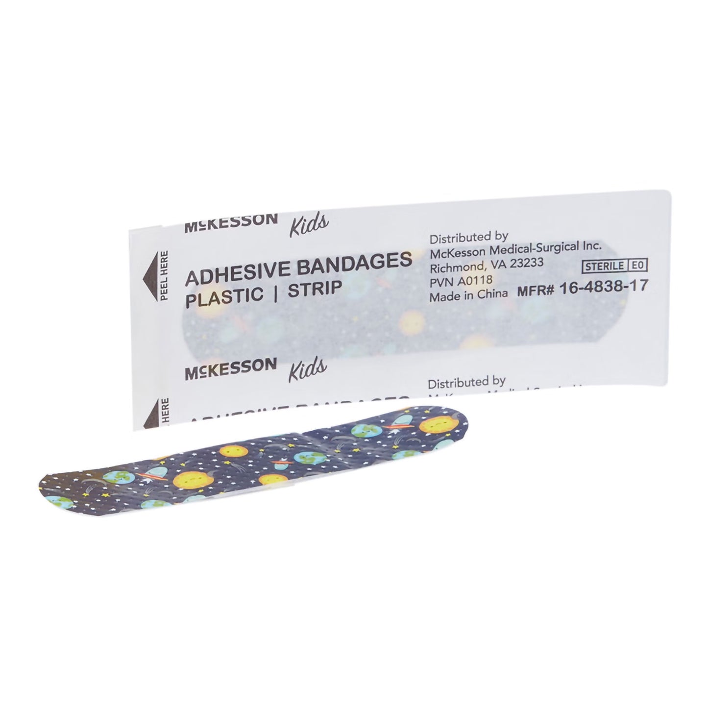 McKesson Kids™ Kid Design (Assorted Prints) Adhesive Strip, 3/4 x 3 Inch