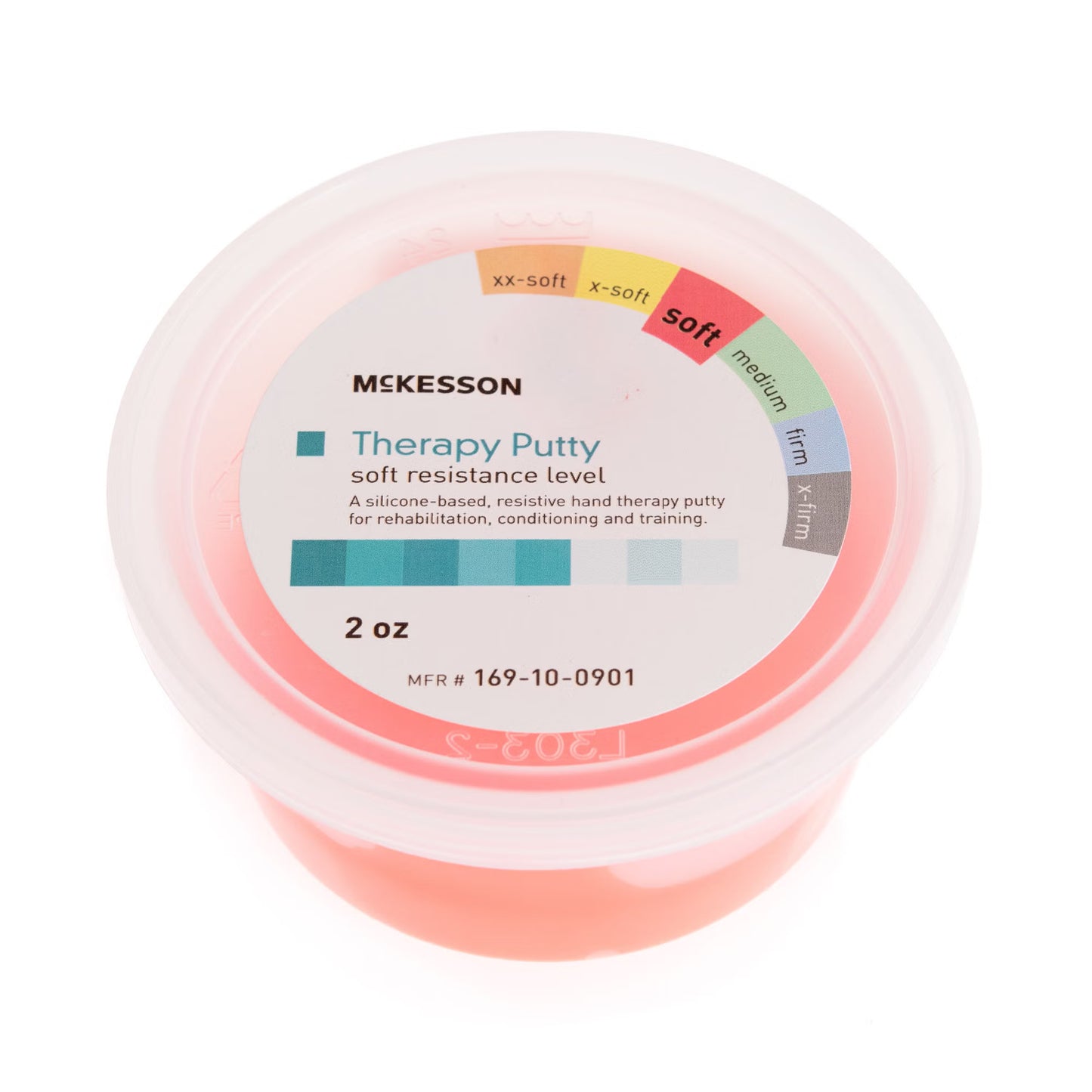 McKesson Therapy Putty, Red, Soft, 2-ounce Container