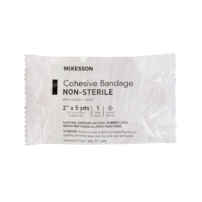 McKesson Self-adherent Closure Cohesive Bandage, 2 Inch x 5 Yard