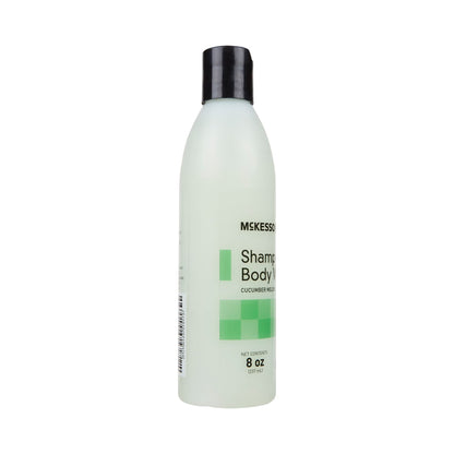 McKesson Shampoo and Body Wash, Cucumber Melon Scent, 8 oz. Squeeze Bottle