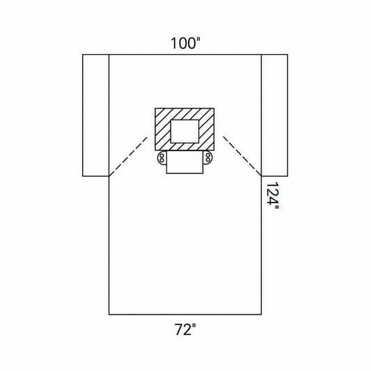 Halyard Sterile Chest Drape, 100 x 72 x 124 Inch