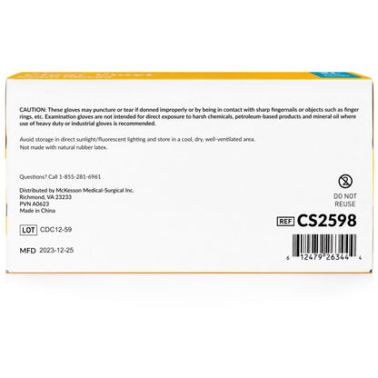 CareStock™ Vinyl Exam Glove, Extra Large, Ivory