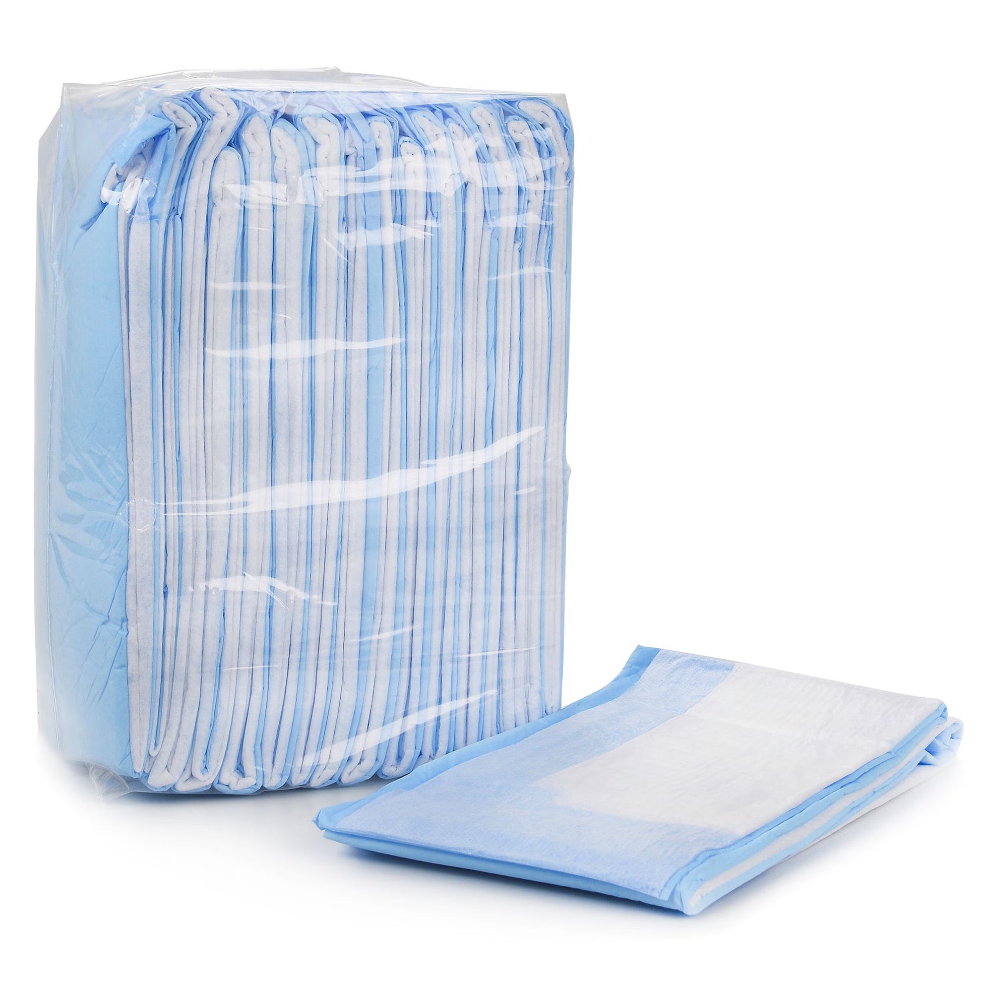 McKesson Classic Plus Fluff Light Absorbency Underpads, 23 x 36 Inch