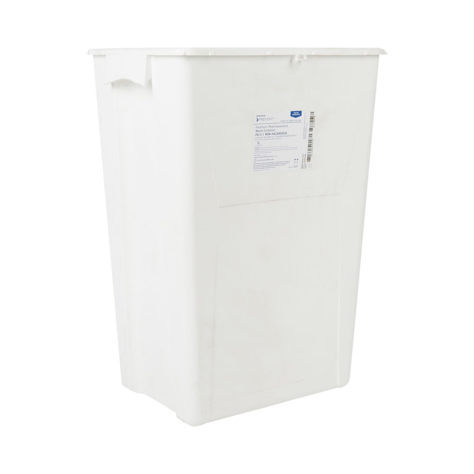 McKesson Prevent® Pharmaceutical Waste Container, 18 Gallon Capacity