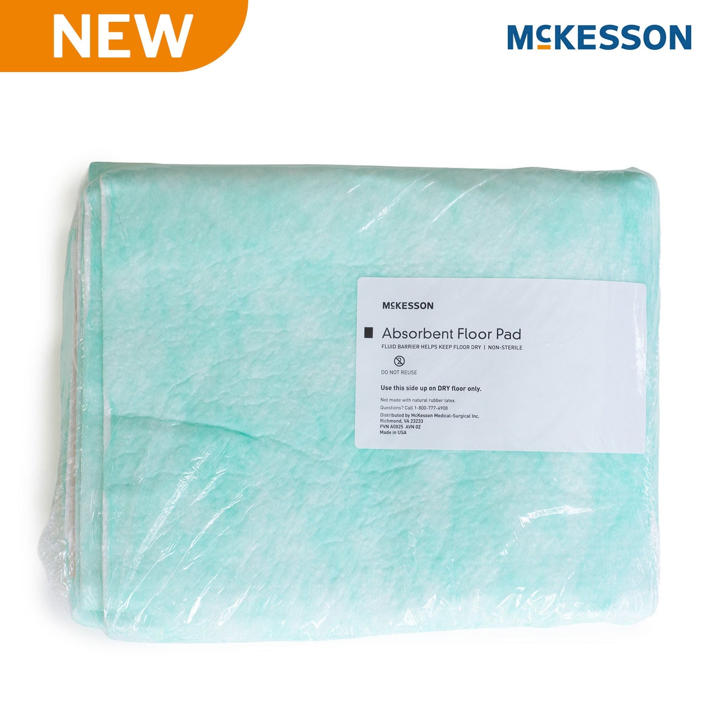 Anti-Static Anti-Fatigue Floor Mat McKesson 28 Inch X 72 Foot Moderate Absorbency Green Spunbond / Melt-Blown Polypropylene