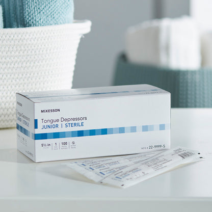 McKesson Tongue Depressor for Pediatric Use, Sterile