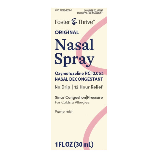 Foster & Thrive™ Oxymetazoline 0.05% Saline Nasal Spray