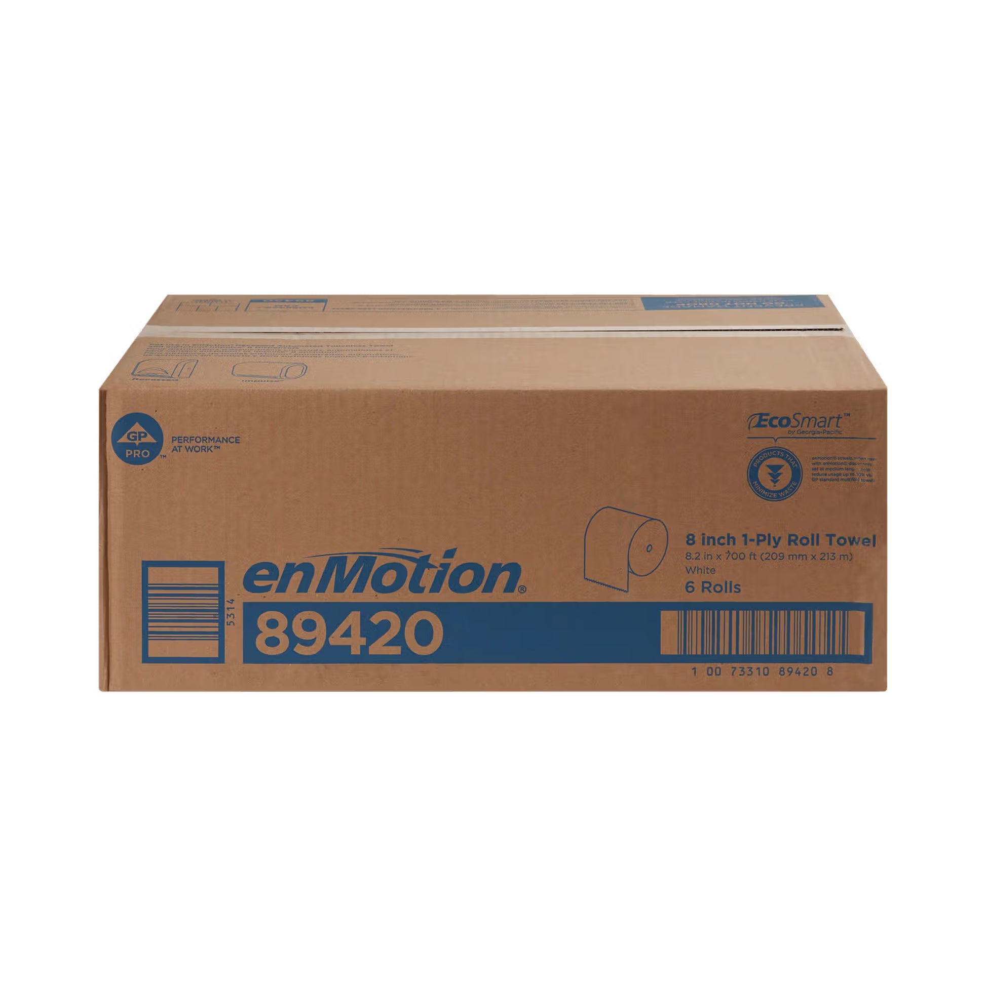 enMotion® Touchless White Paper Towel, 8-1/5 Inch x 700 Foot