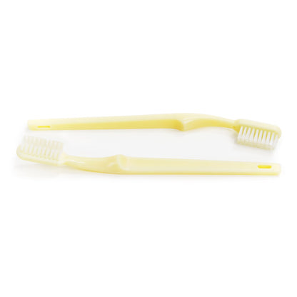 McKesson Toothbrush, Ivory, Medium, Curved Handle