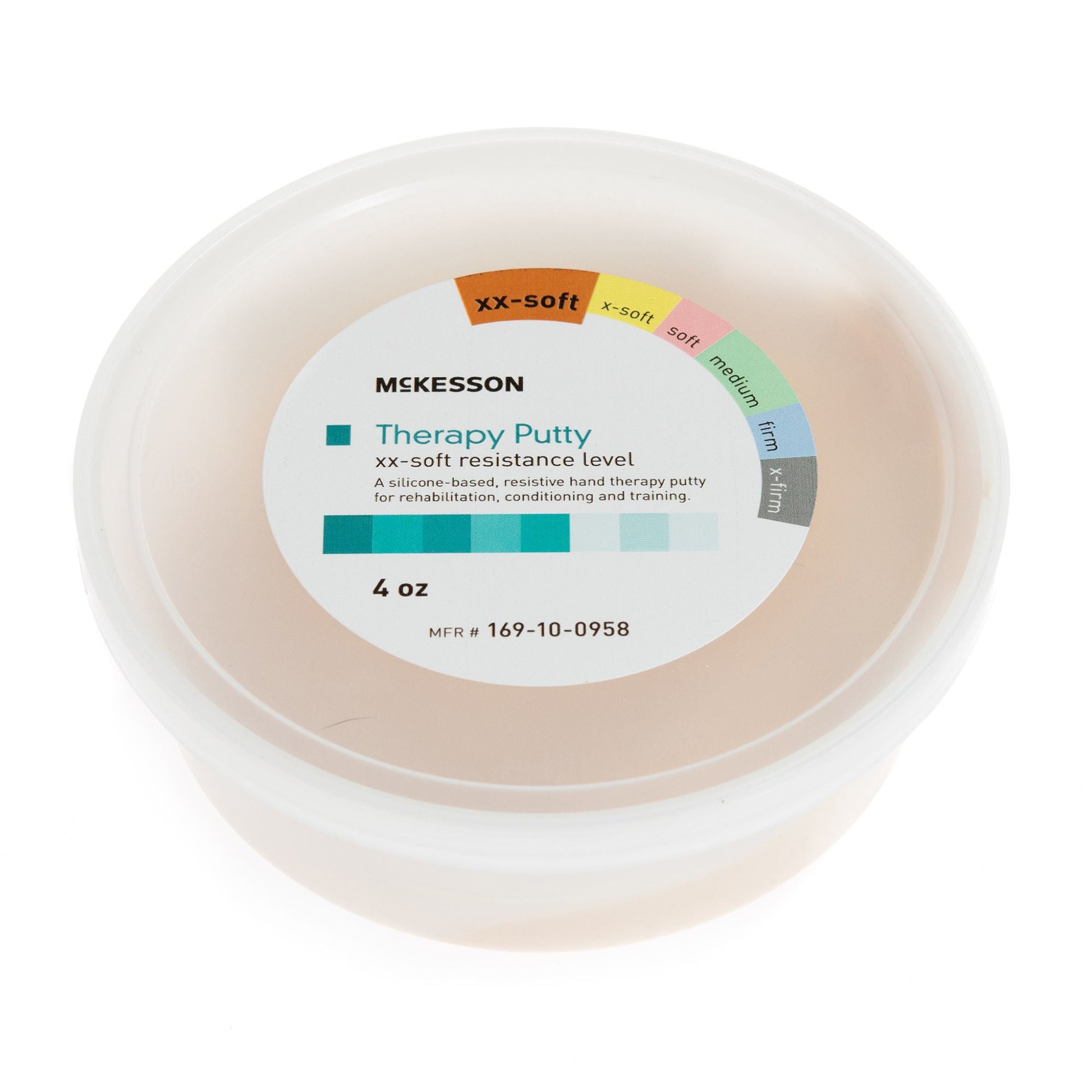 McKesson Therapy Putty, Tan, 2X-Soft, 4-ounce Container
