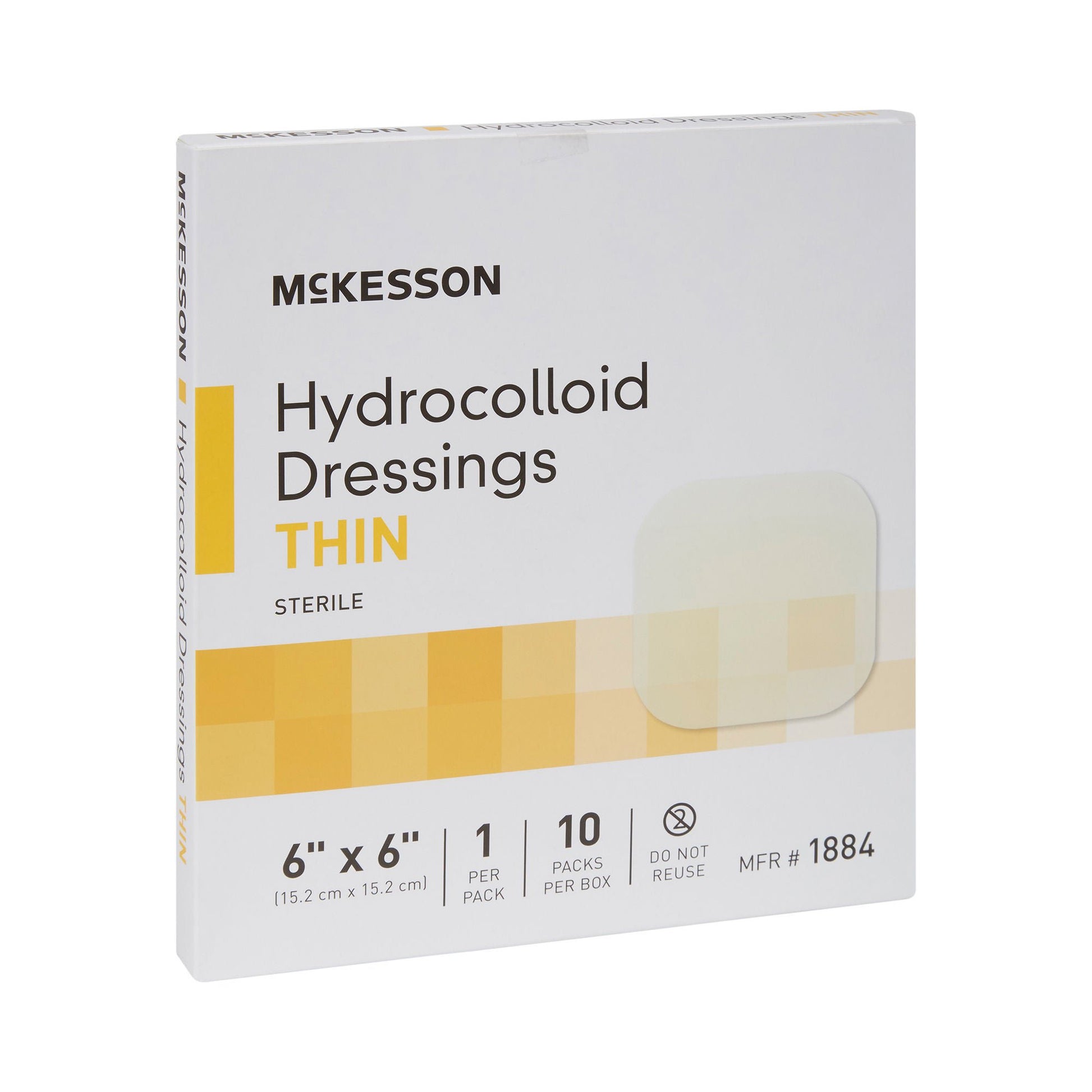 McKesson Hydrocolloid Dressing, 6 x 6 Inch