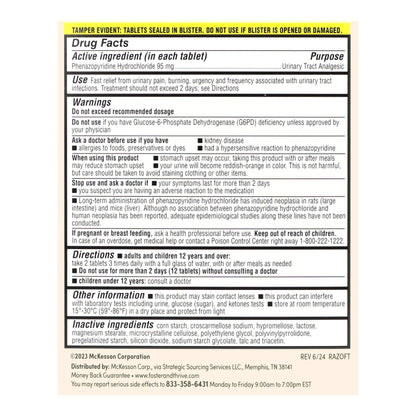 Foster & Thrive™ Phenazopyridine HCl Urinary Tract Analgesic