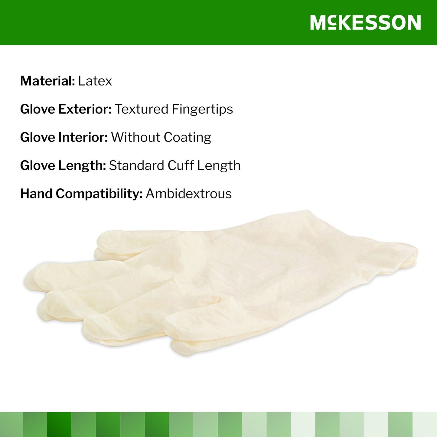 McKesson Confiderm® CL Latex Exam Glove, Extra Large, Ivory