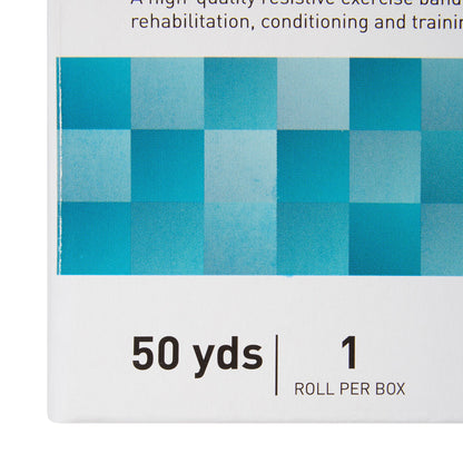 McKesson Exercise Resistance Band, Blue, 5 Inch x 50 Yard, Heavy Resistance