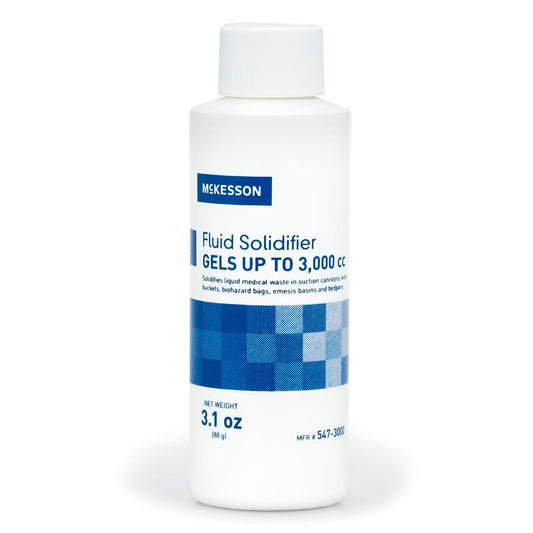 McKesson Fluid Solidifier – Gels up to 3,000 cc – Screw Cap Bottle, 3.1 oz
