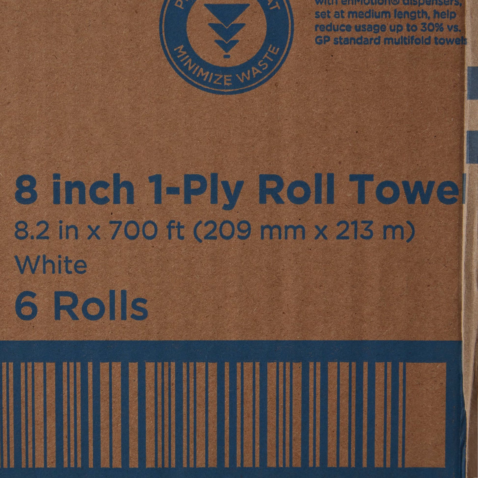 enMotion® Touchless White Paper Towel, 8-1/5 Inch x 700 Foot