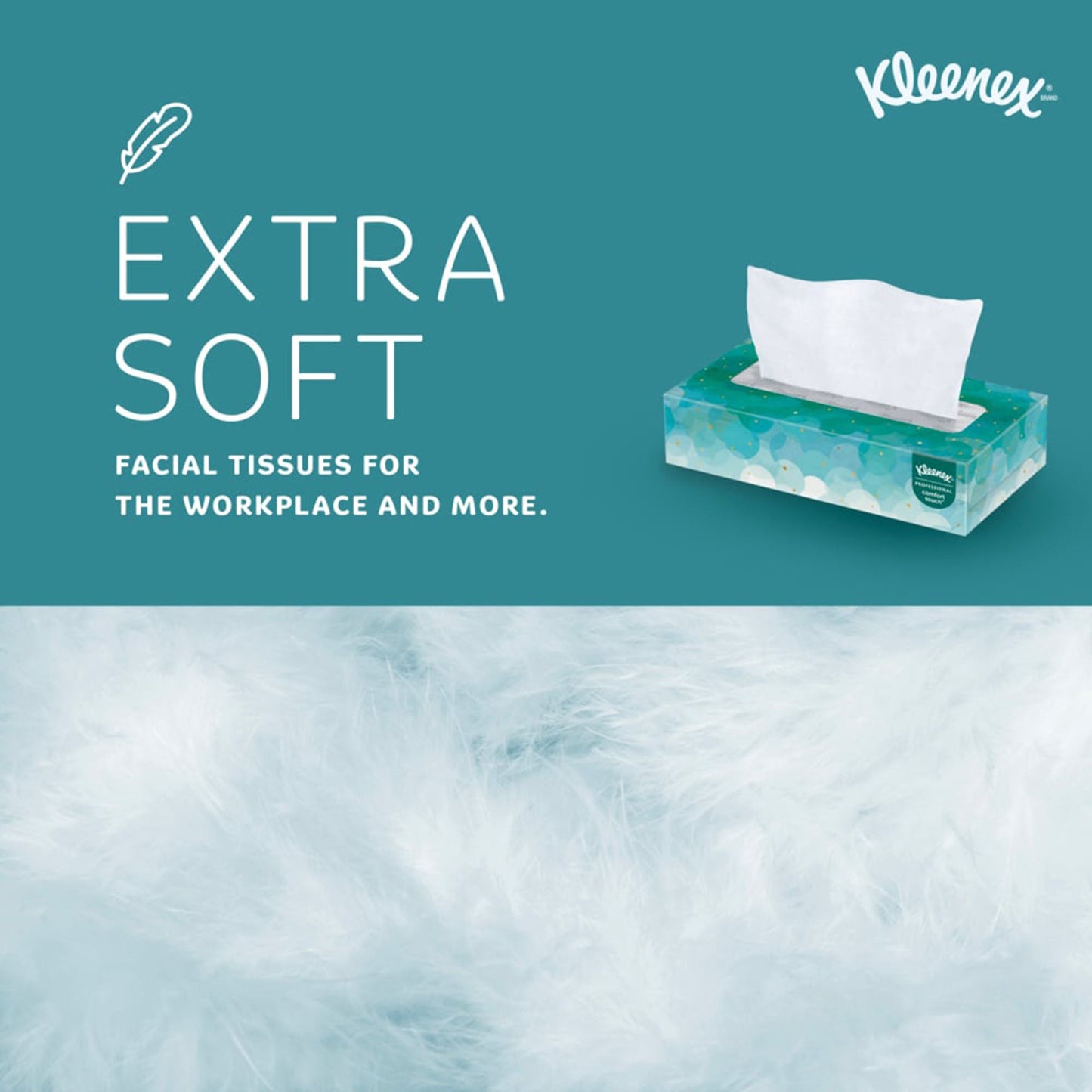 Kleenex® Facial Tissue, Two-Ply, 8.2 X 8.4 Inch