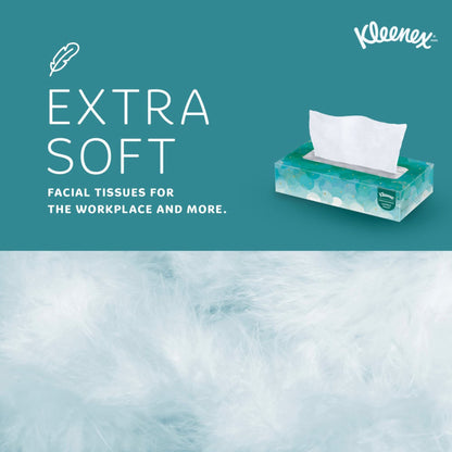 Kleenex® Facial Tissue, Two-Ply, 8.2 X 8.4 Inch