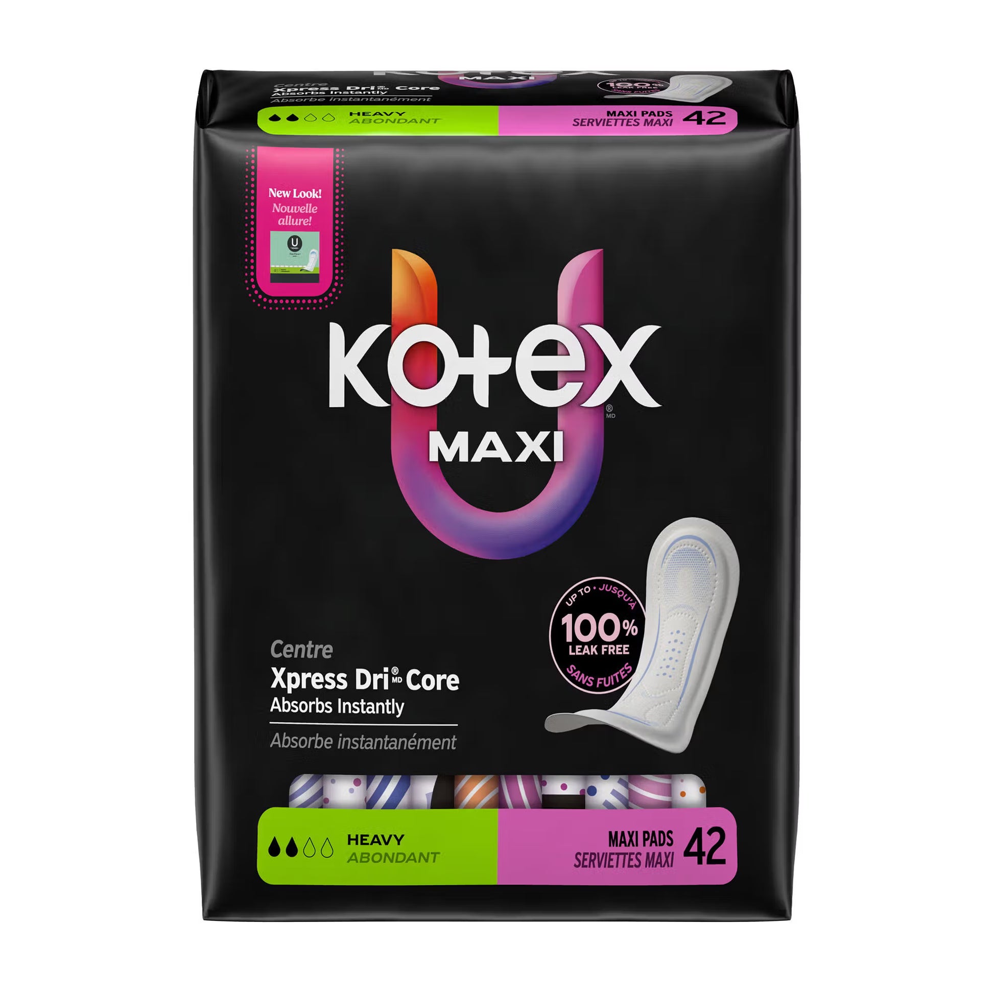 Feminine Pad U by Kotex® Maxi Heavy Absorbency