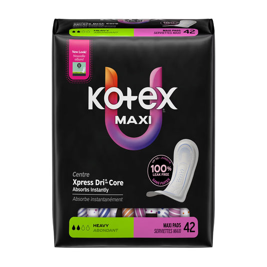 Feminine Pad U by Kotex® Maxi Heavy Absorbency