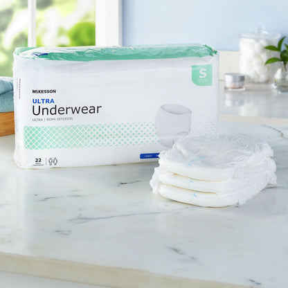 McKesson Ultra Heavy Absorbent Underwear, Small