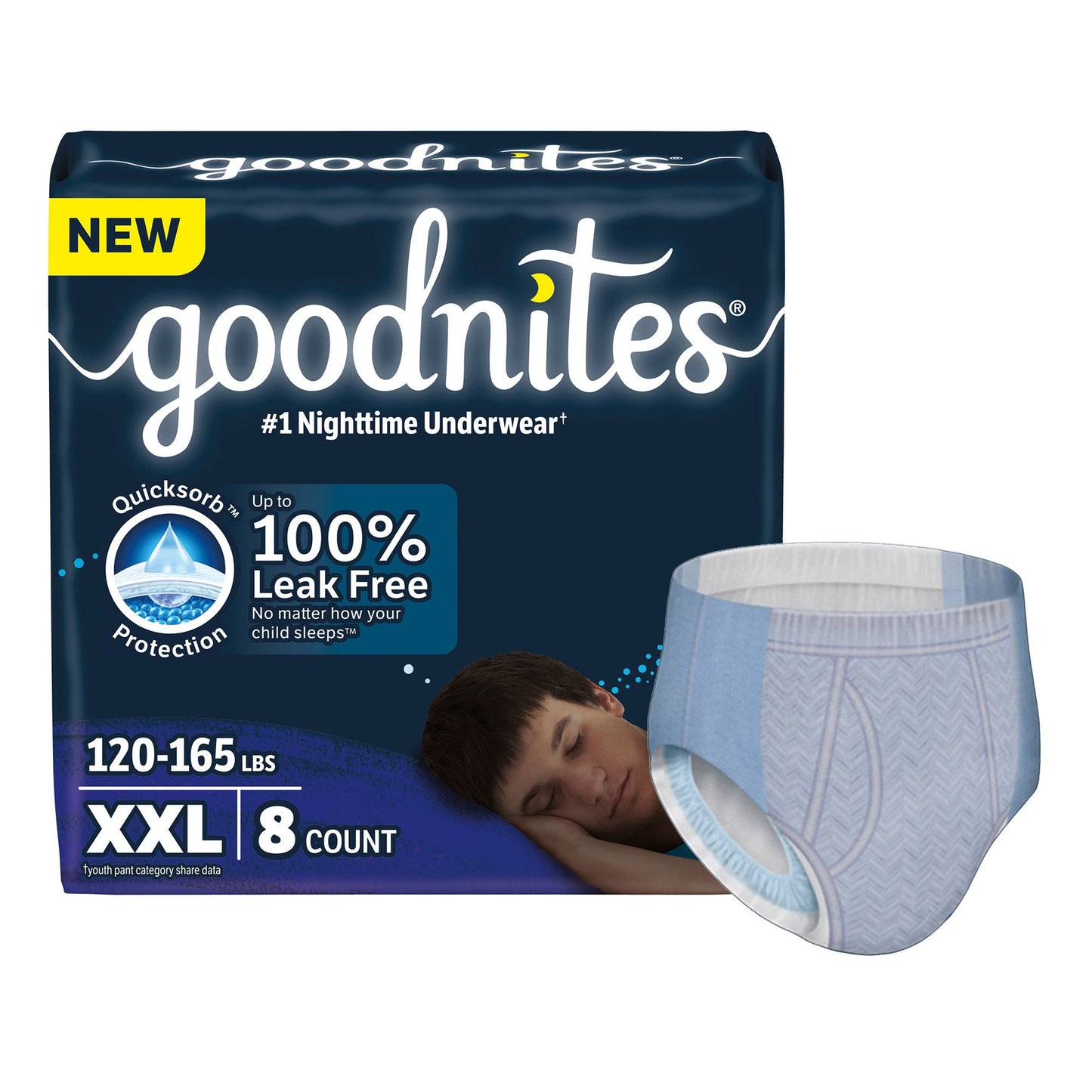 GoodNites® Nighttime Underwear for Boys, 2X-Large