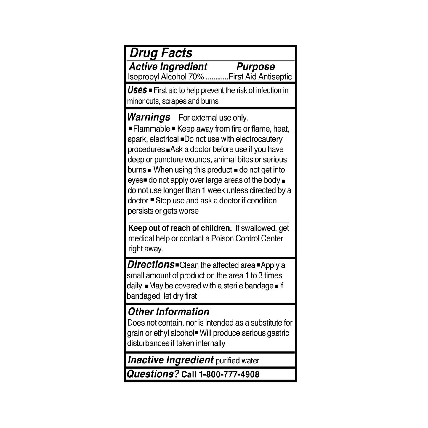 McKesson Isopropyl Alcohol Antiseptic, 16-ounce Bottle