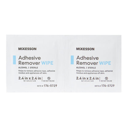 McKesson Adhesive Remover, 2-2/5 x 2-2/5 Inch Wipe