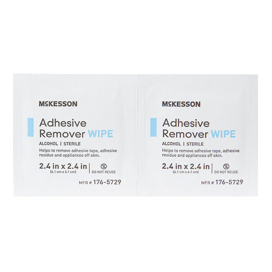 McKesson Adhesive Remover, 2-2/5 x 2-2/5 Inch Wipe