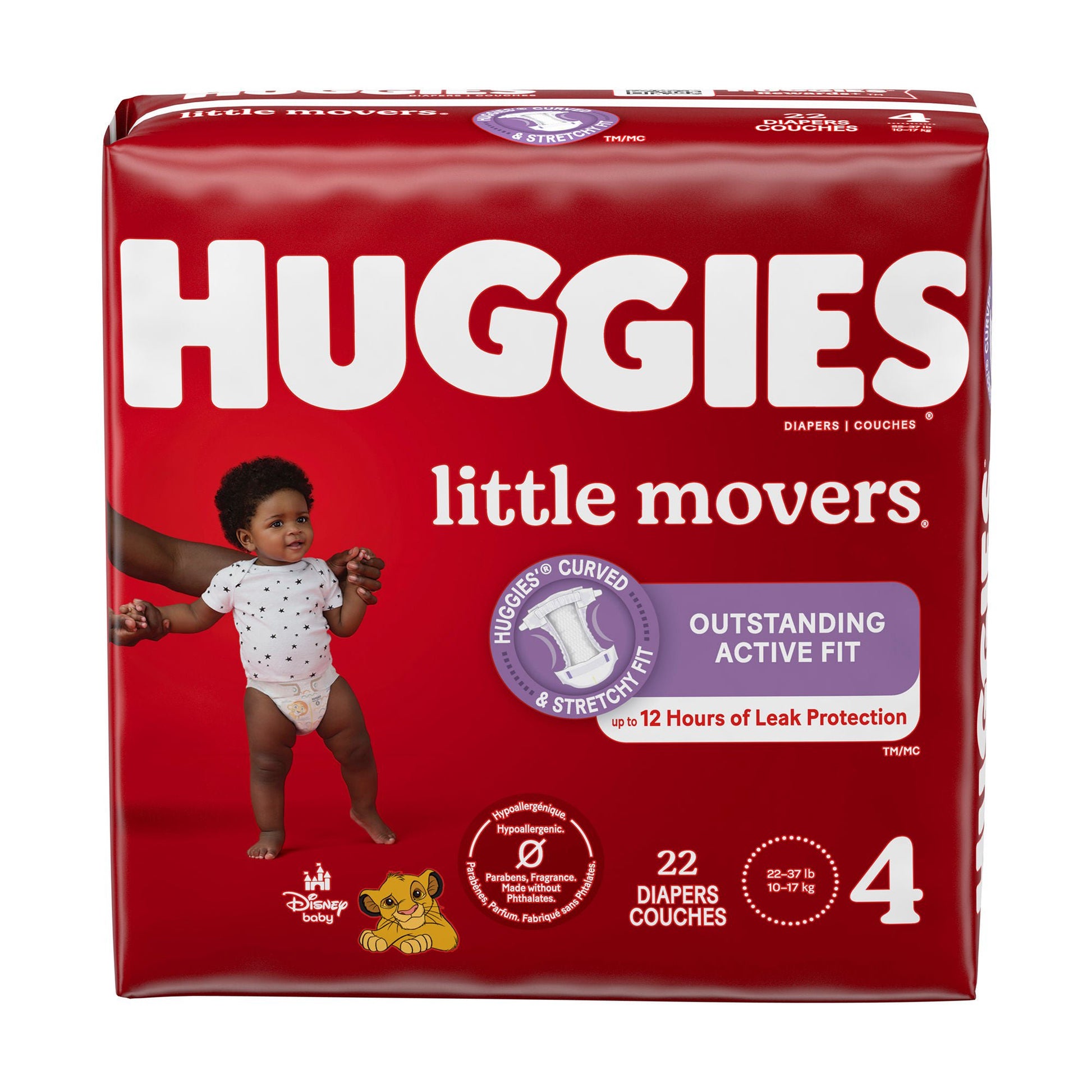 Huggies® Little Movers® Diaper, Size 4