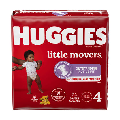 Huggies® Little Movers® Diaper, Size 4