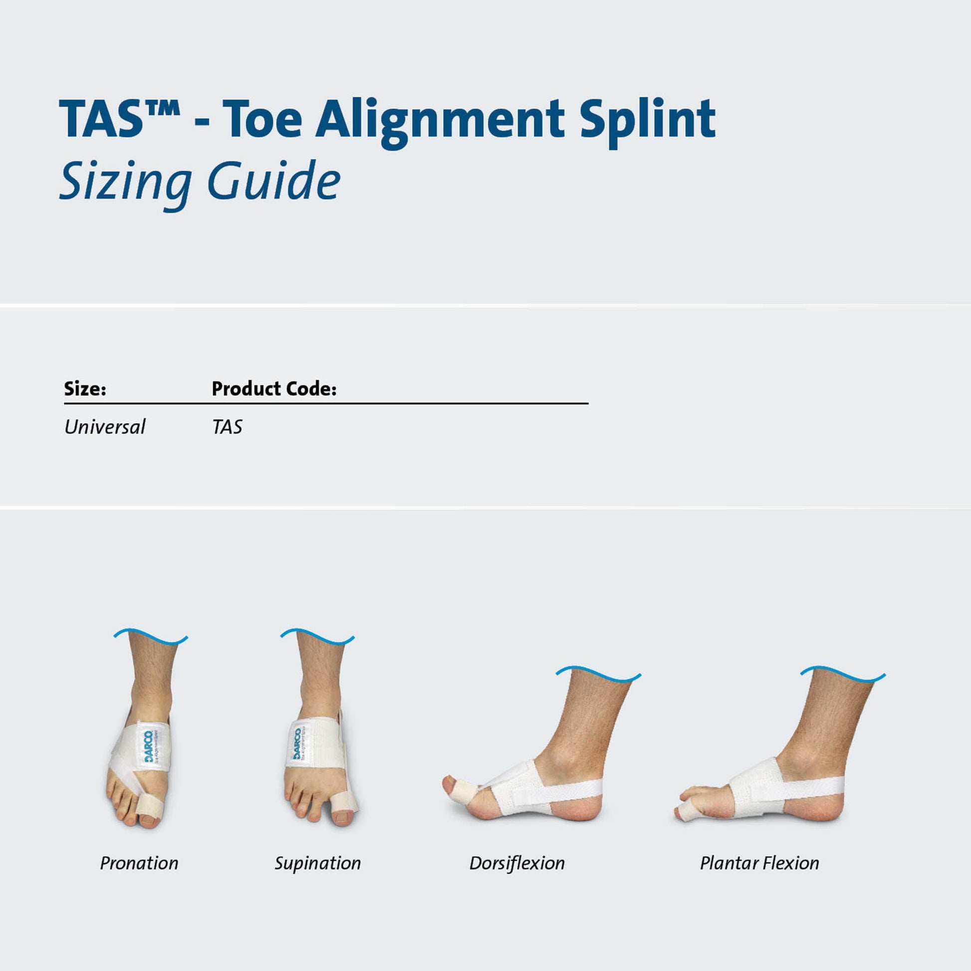 TAS™ Toe Splint, One Size Fits Most