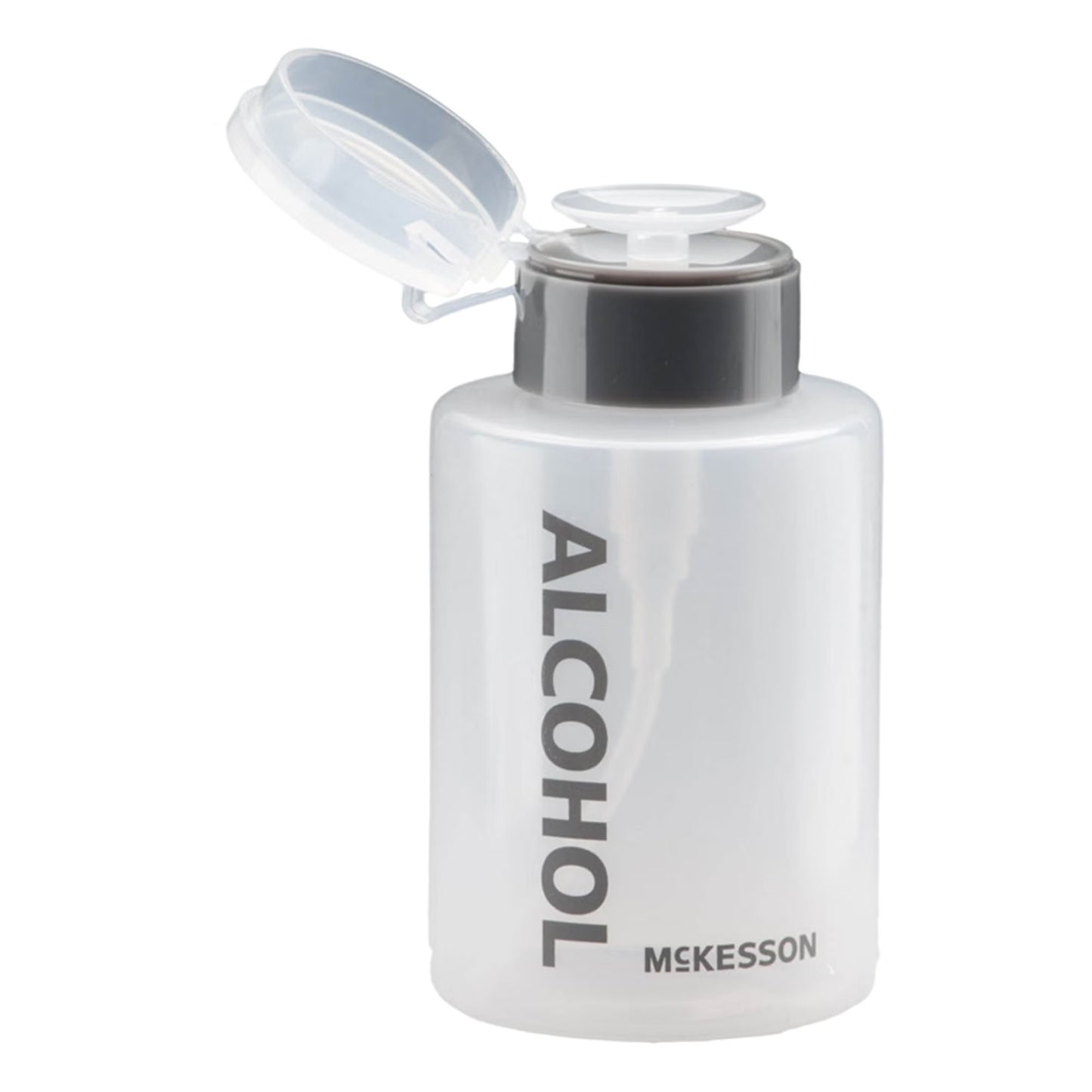 McKesson Alcohol Dispenser imprinted with the word "Alcohol," 9-ounce Capacity