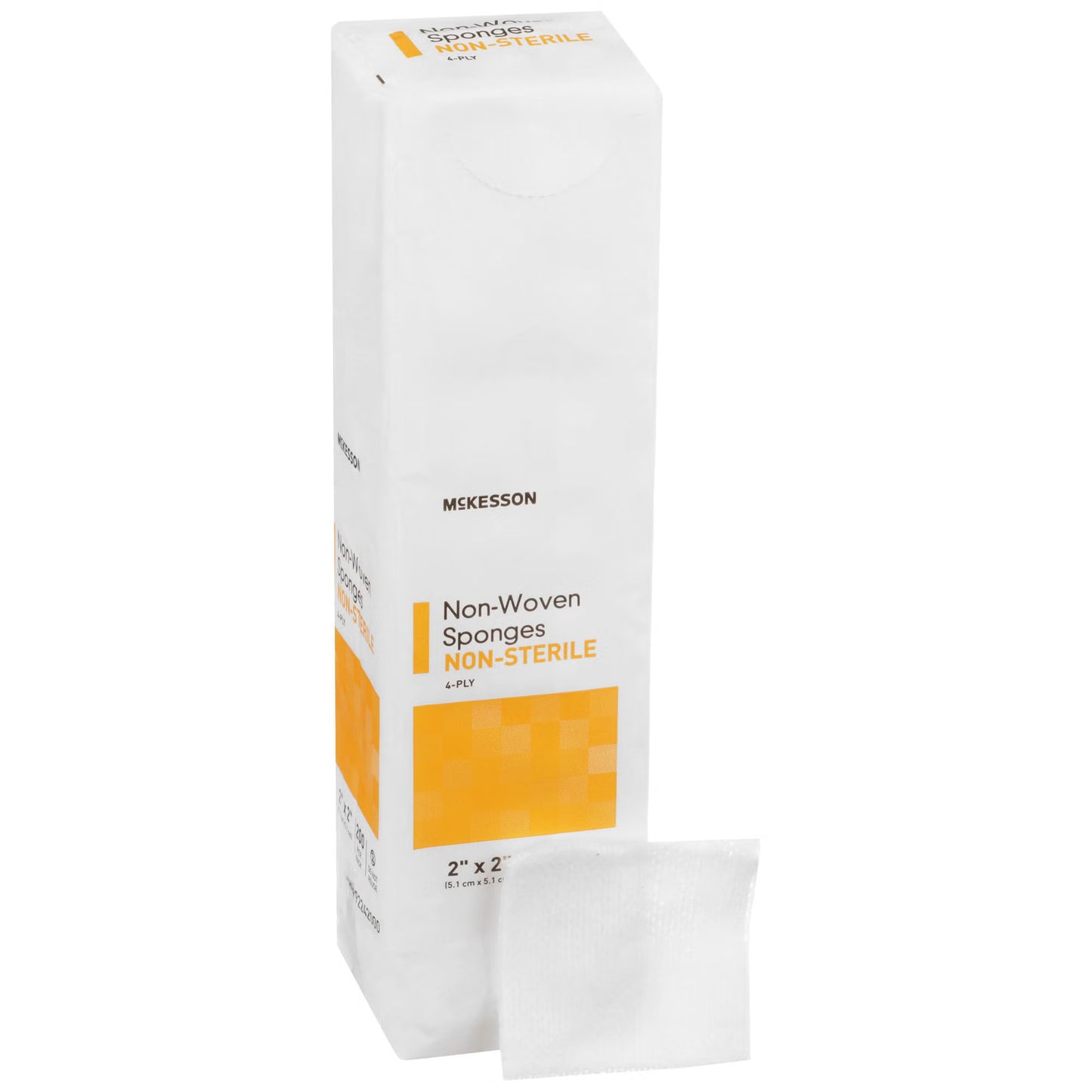 McKesson Nonwoven Sponge, 2 x 2 Inch, Four Ply