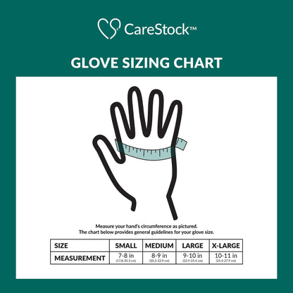 CareStock™ Vinyl Exam Glove, Small, Ivory