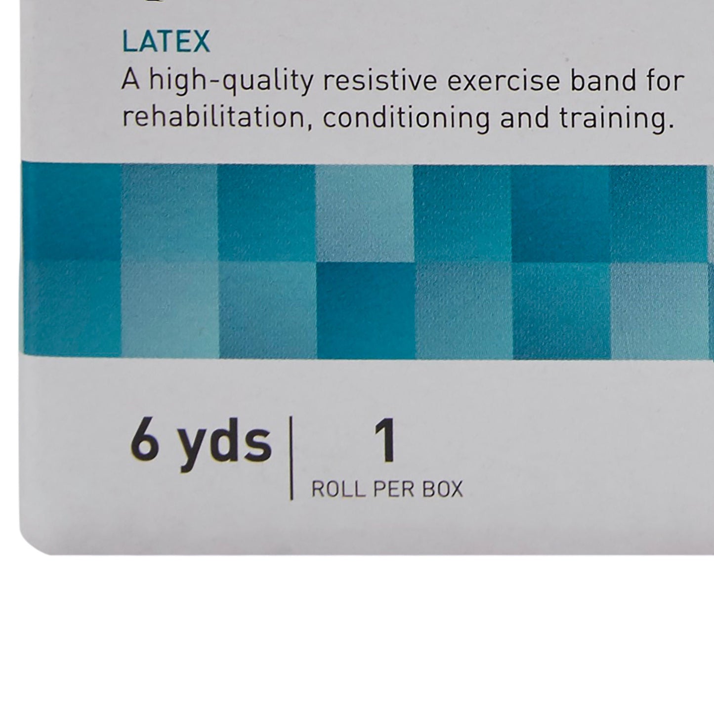 McKesson Exercise Resistance Band, Red, 5 Inch x 6 Yard, Light Resistance